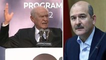 Bakan Soylu, konuşma metninin dışına çıkan Bahçeli'nin Erdoğan'la ilgili sözlerini paylaştı