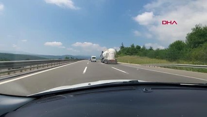 Bayram tatili dönüşünde Bolu geçişi rahat