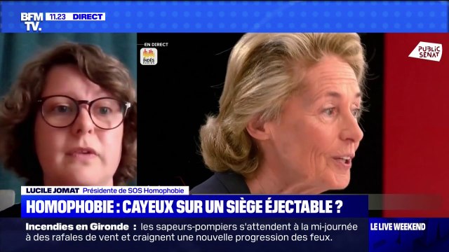 Pour la présidente de SOS Homophobie, la présence de Caroline Cayeux au gouvernement légitime des paroles LGBTIphobes