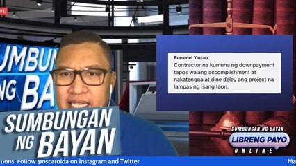 Contractor, isang taong itinengga ang construction project kahit bayad na ang down payment nito! | Sumbungan ng Bayan