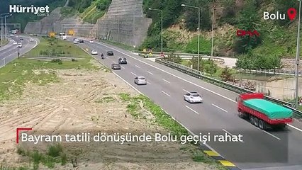 Bayram tatili dönüşünde Bolu geçişinde son durum