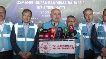 Bakan Karaismailoğlu: "Hızlı tren bağlantısına sahip olan il sayısını 8'den 52'ye yükselteceğiz"