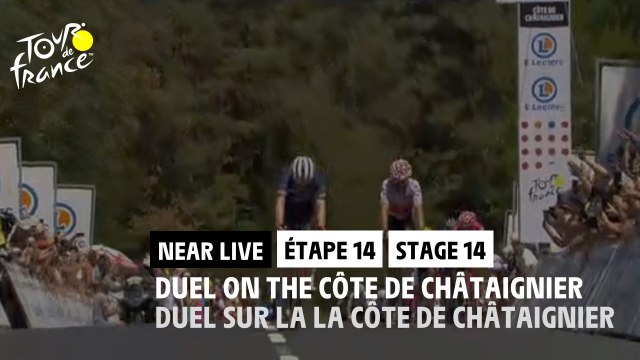 Duel sur la Côte de Châtaignier / Duel on the Côte de Châtaignier - Étape 14 / Stage 14 - #TDF2022
