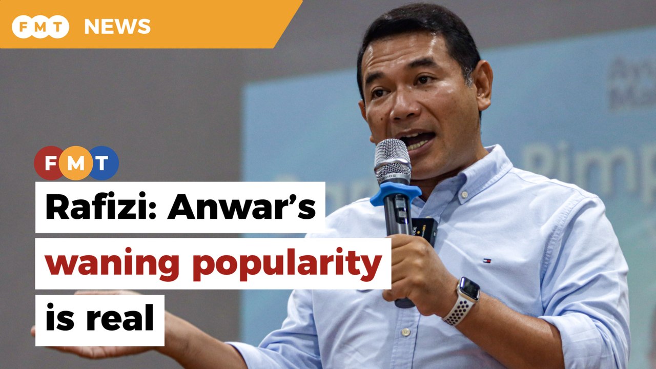 Anwar should heed survey on waning popularity, says Rafizi