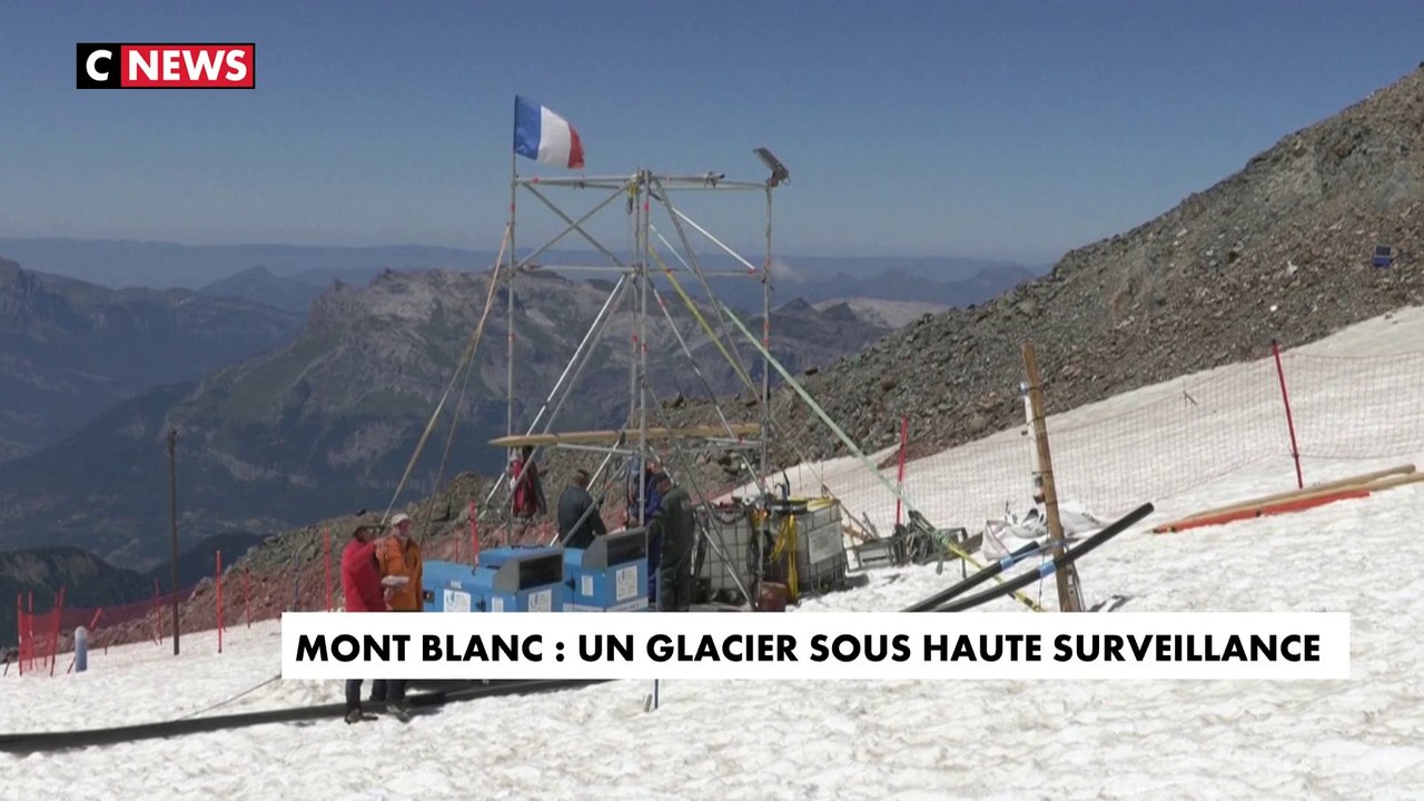 Mont Blanc : un glacier sous haute surveillance