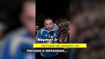 La chica viral por contar cómo Neymar la escribió y quedó con ella