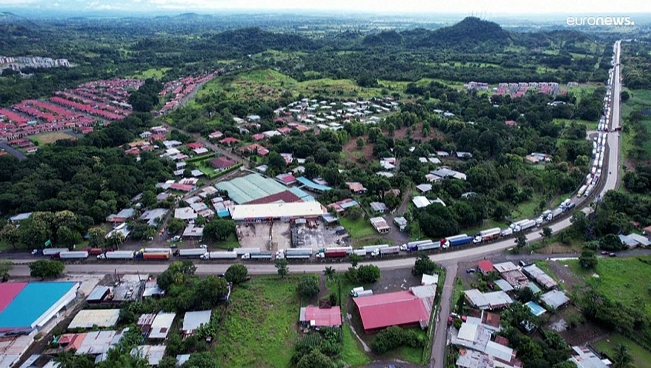 Massenproteste in Panama: Verkehrsader Panamericana blockiert