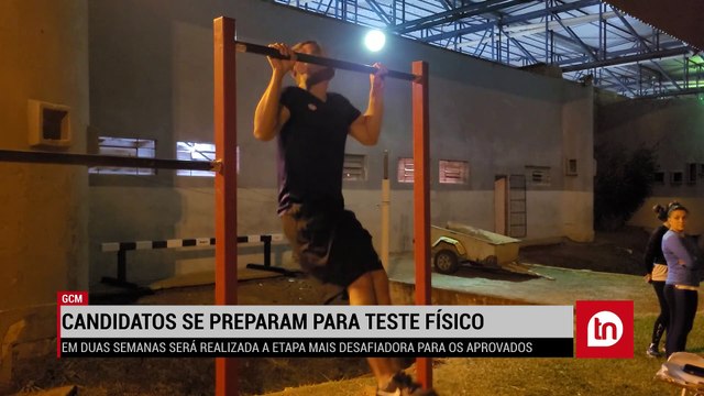 Candidatos ‘suam camisa’ durante preparação para teste da GCM; veja