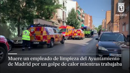 Muere un trabajador de la limpieza de 60 años tras sufrir un golpe de calor
