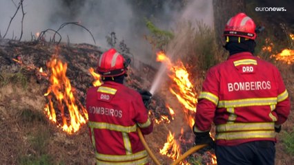 Fuoco sull'Europa sud-occidentale, morto un pilota portoghese