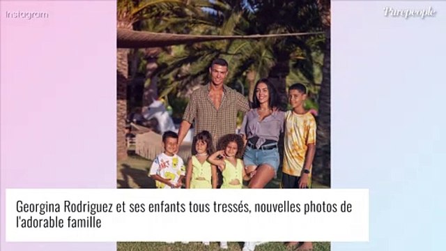 Georgina Rodriguez et ses filles Alana et Eva copies conformes ! Mise en beauté remarquée, photo à l'appui