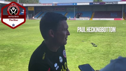 Paul Heckingbottom's reaction to pre-season defeat at Scunthorpe