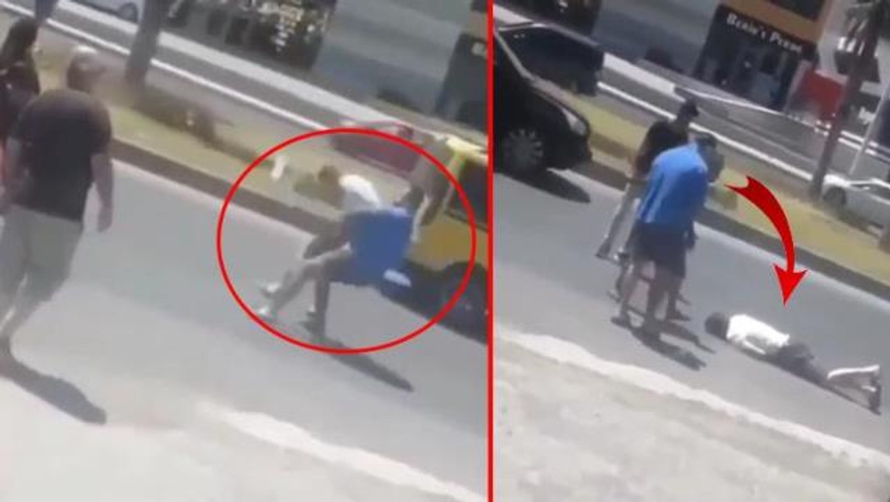 Trafikte yumrukladığı kişi güreşçi çıktı! Bir anda kündeye gelen adam yaşam savaşı veriyor