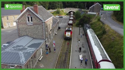Le chemin de fer du Bocq, à Spontin