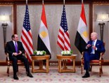 Mısır Cumhurbaşkanı Sisi ile ABD Başkanı Biden 