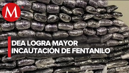 DEA decomisa un millón de pastillas de fentanilo