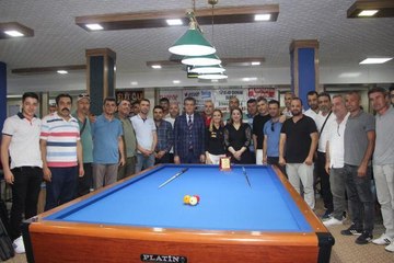 ŞIRNAK'TA İLK KEZ YAPILAN BÖLGESEL BİLARDO TURNUVASI BAŞLADI