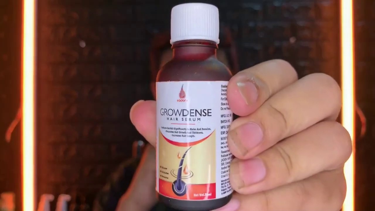 Growdense Hair Serum Unboxing & Firstlook How To Use Redensyl Serum Growdense Hair Serum Redensyl