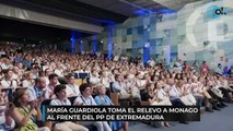María Guardiola toma el relevo a Monago al frente del PP de Extremadura