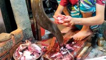 Bangladeshi Famous Ilis fish Cutting Skill by Exper Fish Cutter | Mahbub Earth