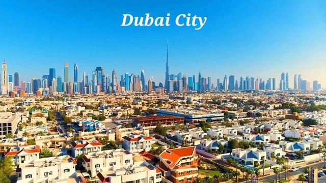 Dubai, United Arab Emirates by drone [4K] Dubai Fact