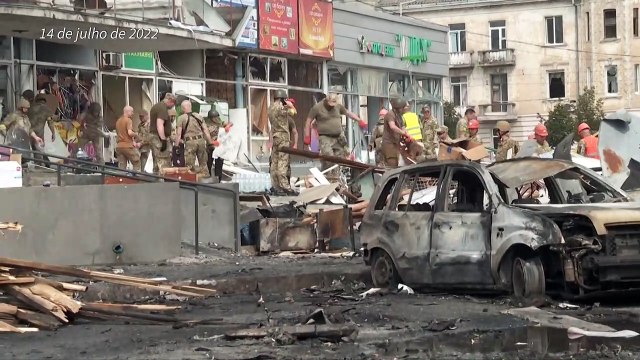 Ucrânia acusa Rússia de lançar mísseis da usina nuclear de Zaporizhia