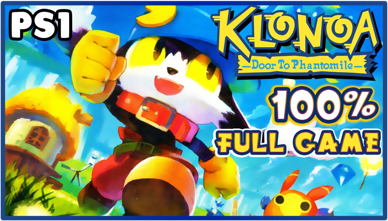 KLONOA Door to Phantomile FULL GAME 100% Longplay (PS1)