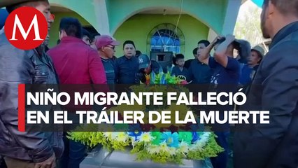 En Guatemala, despiden como héroe a niño migrante que murió en tráiler hallado en Texas