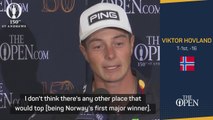 Hovland hoping to make history for Norway at The Open