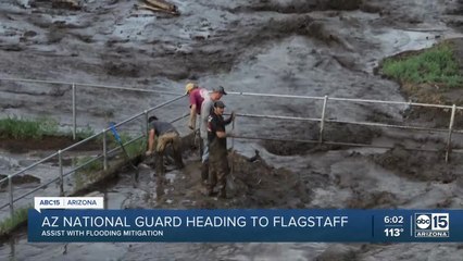 Ducey sends AZ National Guard troops to Flagstaff after flooding