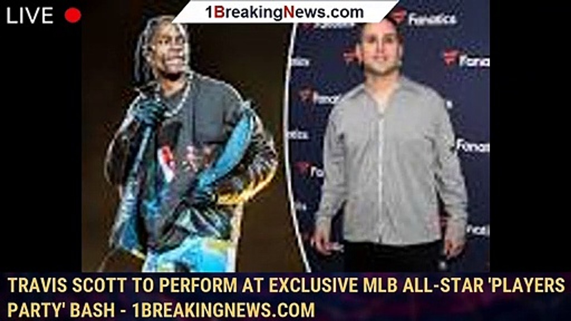 Travis Scott To Perform At Exclusive Mlb All Star Players Party Bash 1breakingnews Com Video Dailymotion