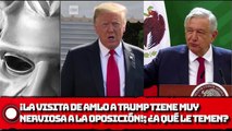 La visita de AMLO a Trump tiene muy nerviosa a la oposición; ¿a qué le temen?