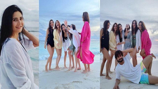 Katrina Kaif का Maldives में Vicky Kaushal और friends के साथ Birthday Celebration, photos Viral!