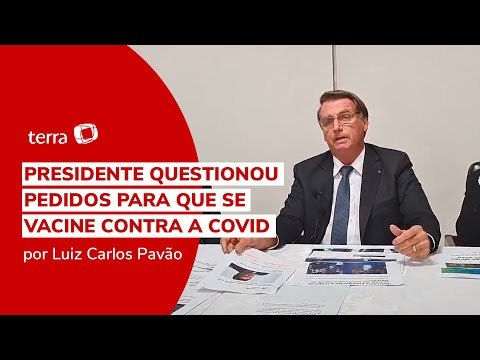 Deixa eu morrer , diz Bolsonaro sobre não se vacinar