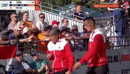 Les demi-finales Bois-le-Duc Pays-Bas : Championnats d'Europe doublette, tête-à-tête et mixte 2022