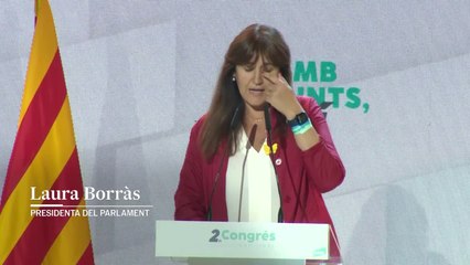 Laura Borràs: "las cloacas del Estado no descansan nunca, lo ensucian todo"