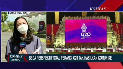 Berbeda Pandangan Soal Perang, G20 Tak Hasilkan Komunike