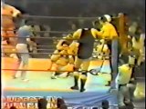 1987.06.11-AJPW-6th Match-The Great Kabuki, Takashi Ishikawa, Isao Takagi VS Rusher Kimura, Goro Tsurumi, Tor Kamata