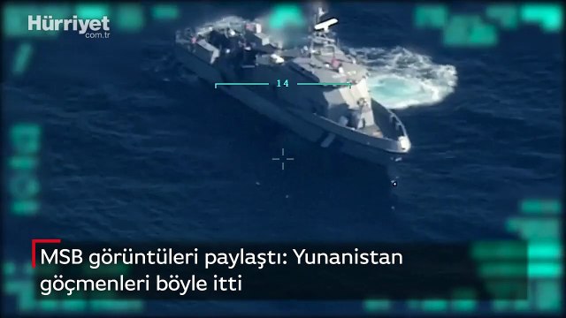 Yunanistan'ın Ege Denizi'nde geri ittiği göçmenler kurtarıldı