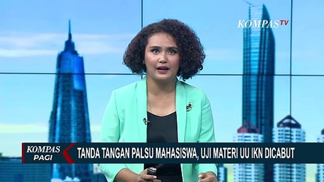 Hakim MK Temukan Tanda Tangan Palsu, Permohonan Uji Materi UU IKN Mahasiwa Unila Dicabut