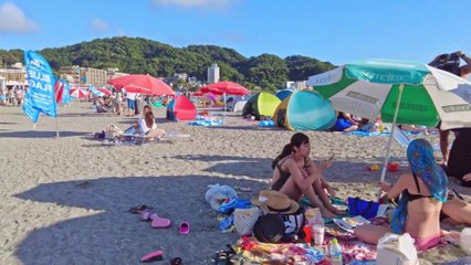 What a Joyful day at Japan's Most Popular Beach Near Tokyo