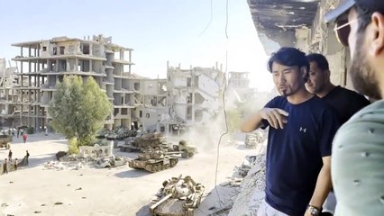 تصوير أحدث أفلام النجم العالمي جاكي شان في دمشق