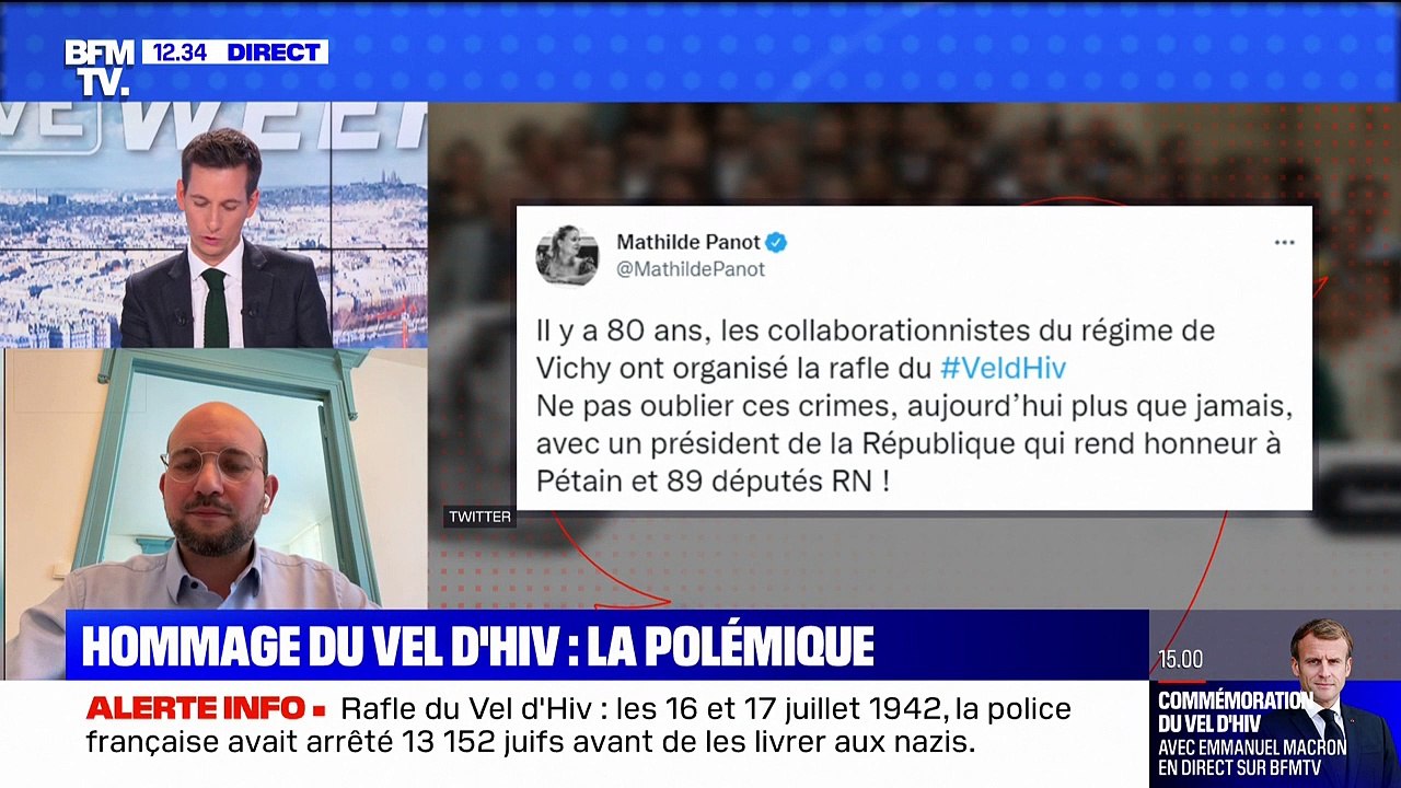 Ludovic Mendes, député Renaissance, dénonce un "antisémitisme d'extrême gauche" après le tweet polémique de Mathilde Panot sur le Vel d'Hiv