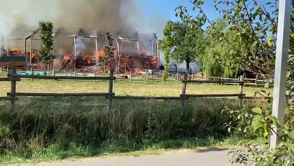 Incendie Ferme des Délices