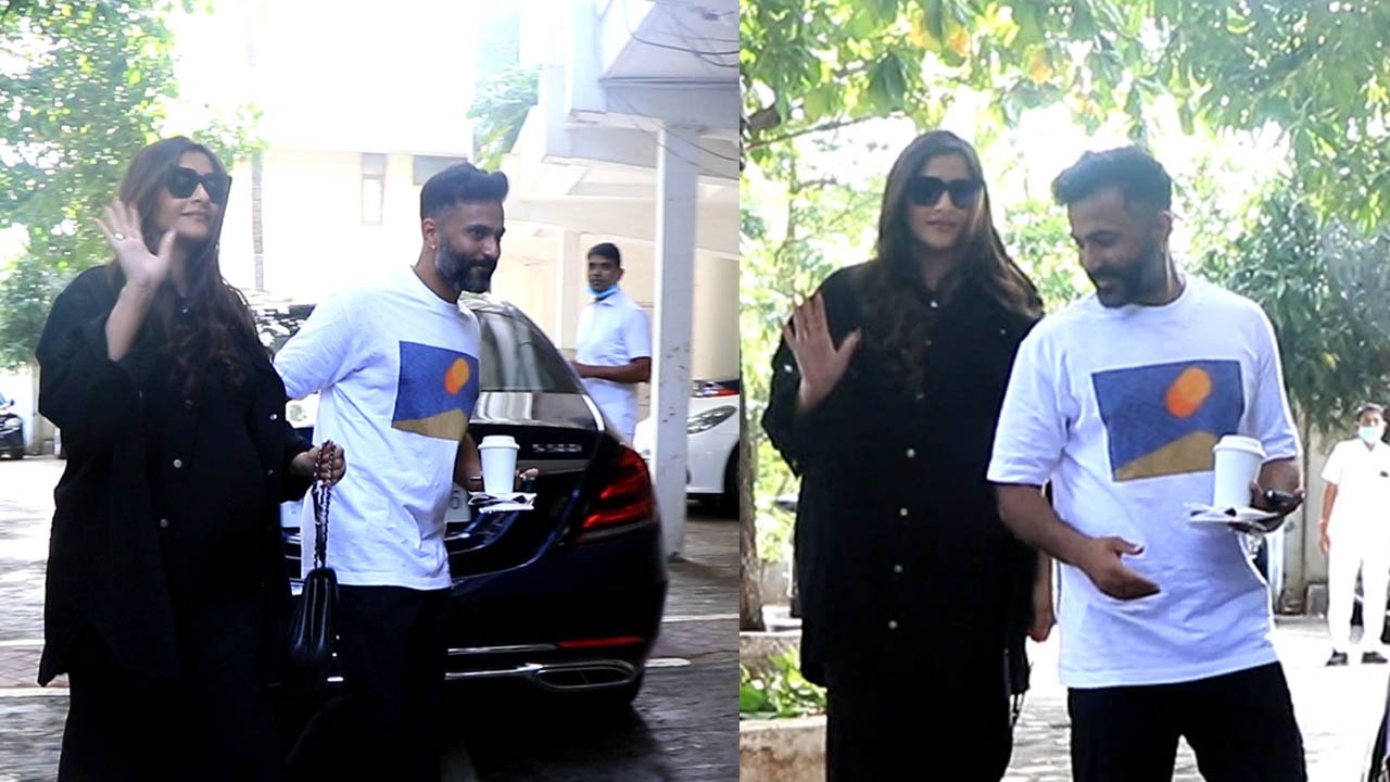 Sonam Kapoor Baby Shower: ऐसे पहुंचे Sonam और Anand Ahuja गोद भराई में | Sonam Kapoor Spotted