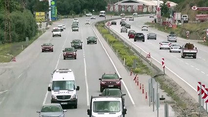 Başkentte bayram dönüşü trafik yoğunluğu