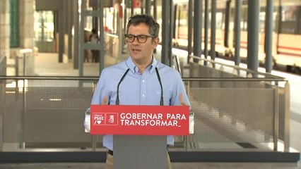 Félix Bolaños tilda de "vergüenza ajena" el discurso del PP y lo acusa de "utilizar a ETA de manera mezquina"