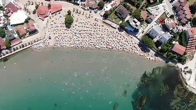 Kandıra sahillerinde hafta sonu yoğunluğu