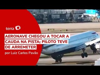 Avião quase tomba por fortes ventos durante pouso em Londres