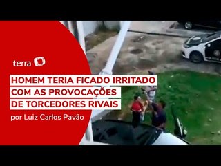 Homem é filmado apontando arma para torcedores durante clássico entre Flamengo e Fluminense